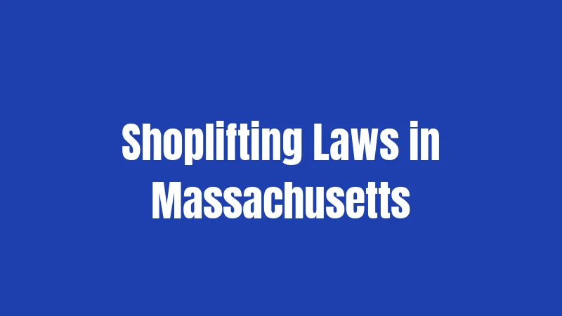 Theft Laws in Massachusetts (2026): Your Rights and Real Risks 2 Shoplifting Laws in Massachusetts
