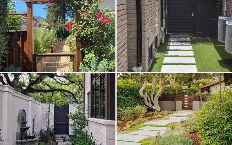 25 Creative Side Yard Transformations to Maximize Your Outdoor Space side yard ideas featured