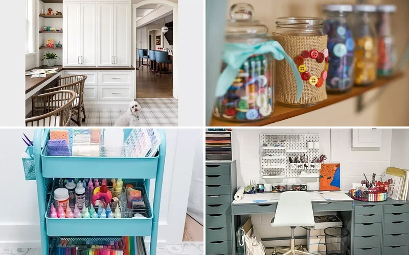 25 Brilliant Small Craft Room Ideas That Will Spark Your Creative Fire small craft room ideas featured