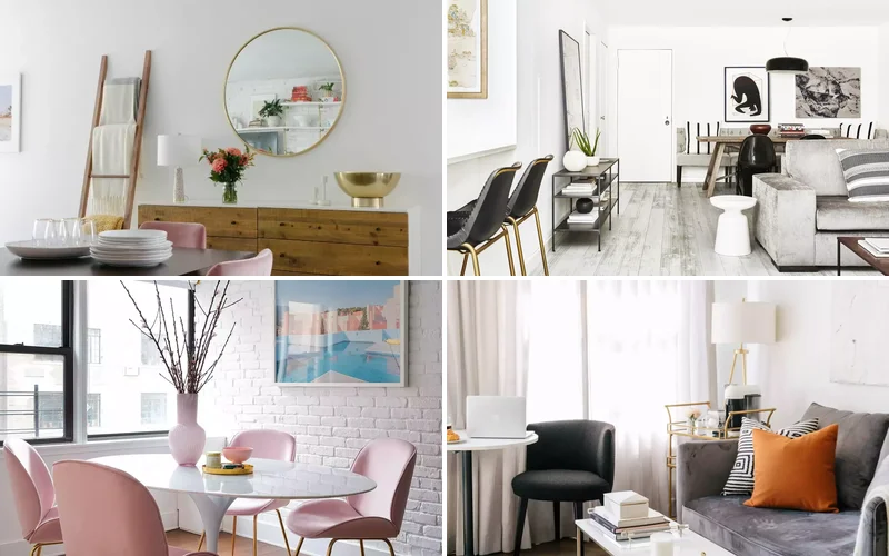 20 Brilliant Ways to Fit a Dining Table in Your Small Living Room 1 small living room ideas with dining tables featured