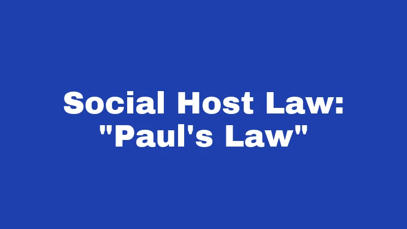 Alcohol Laws in Kansas (2026): Rules Every Resident Should Know 5 Social Host Law: