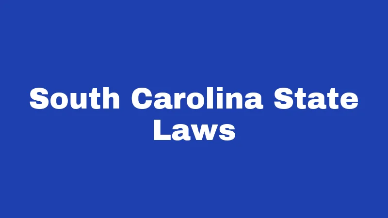 Drone Laws in South Carolina (2026): Rules That Catch Pilots Off Guard 2 South Carolina State Laws