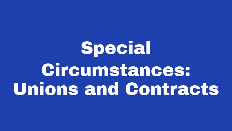 Lunch Break Laws in Mississippi (2026): Truths Most Workers Miss 5 Special Circumstances: Unions and Contracts