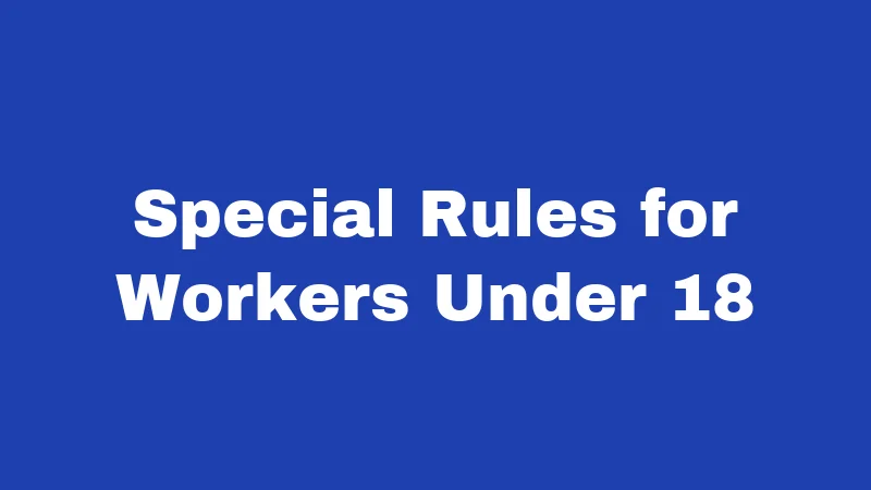 Lunch Break Laws in Kentucky (2026): Your Rights on the Clock 2 Special Rules for Workers Under 18