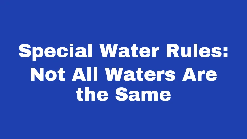 Fishing Laws in Utah (2026): Rules Every Angler Must Know 5 Special Water Rules: Not All Waters Are the Same