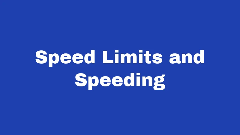 Driving Laws in Arkansas (2026): Drive Smart, Stay Safe 1 Speed Limits and Speeding