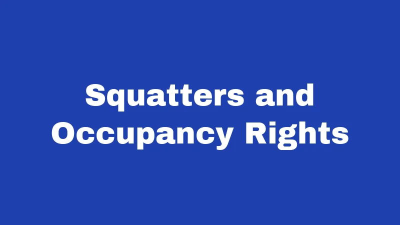 Occupancy Laws in West Virginia (2026): The Overcrowding Rules Nobody Explains 2 Squatters and Occupancy Rights