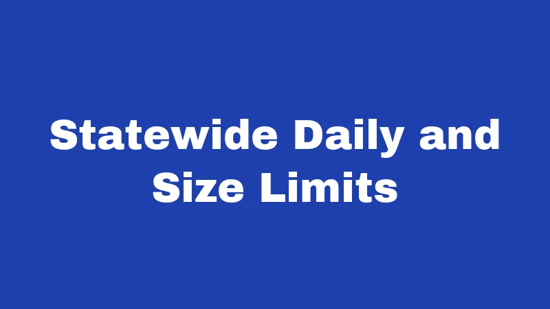 Fishing Laws in Oklahoma (2026): Rules Every Angler Must Know 3 Statewide Daily and Size Limits