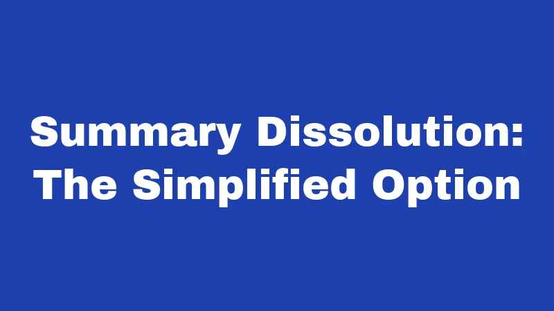 Divorce Laws in Oregon (2026): Your No-Fluff Survival Guide 5 Summary Dissolution: The Simplified Option
