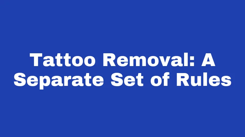 Tattoo Laws in New Mexico (2026): Rules Every Artist and Client Should Know 6 Tattoo Removal: A Separate Set of Rules