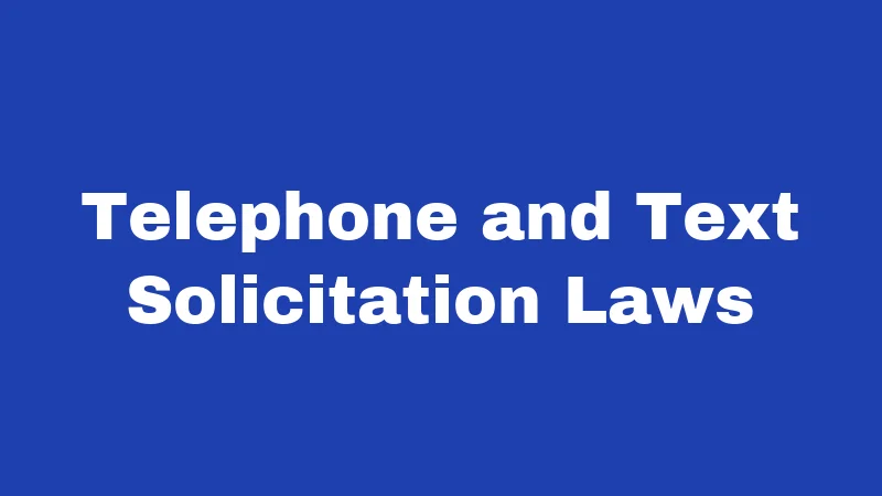 Solicitation Laws in Oregon (2026): Rules That Actually Protect You 1 Telephone and Text Solicitation Laws