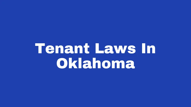 Tenant Laws In Oklahoma