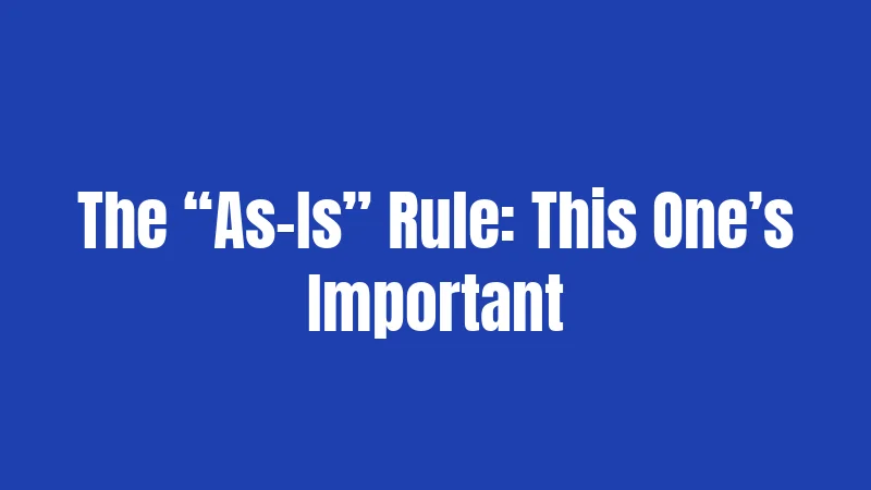 Used Car Laws in Indiana (2026): Buyers, Beware and Be Ready 2 The “As-Is” Rule: This One’s Important