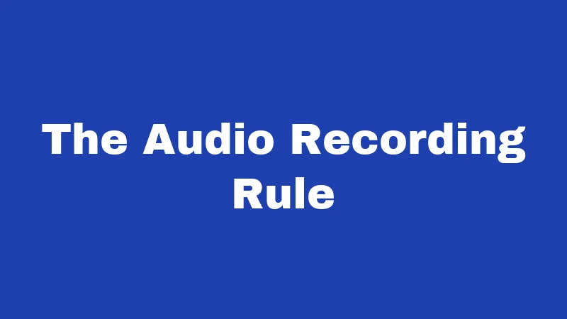 Home Security Camera Laws in Louisiana (2026): Rules Every Homeowner Must Know 2 The Audio Recording Rule