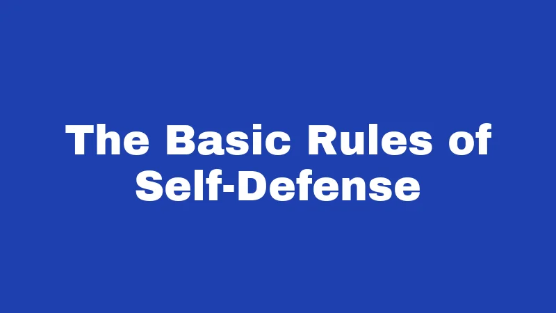 Self Defense Laws in Nevada (2026): Your Rights When Danger Strikes 1 The Basic Rules of Self-Defense