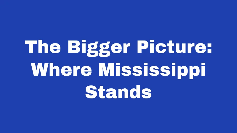 Maternity Leave Laws in Mississippi (2026): What New Moms Actually Get 6 The Bigger Picture: Where Mississippi Stands
