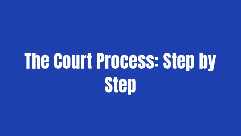 The Court Process: Step by Step