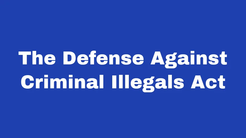 Immigration Laws in Arkansas (2026): Big Changes Explained 1 The Defense Against Criminal Illegals Act