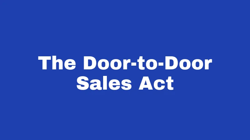 Consumer Laws in Iowa (2026): Your Rights When Businesses Cross the Line 4 The Door-to-Door Sales Act