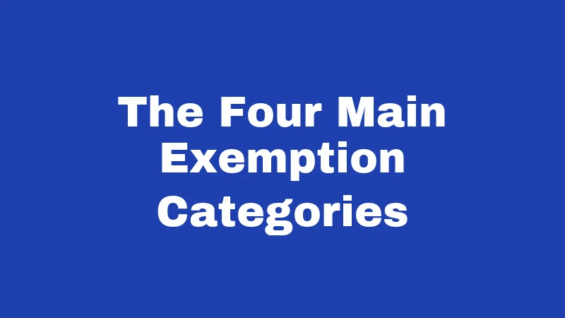 Overtime Laws in South Carolina (2026): Your Pay Rights Explained 4 The Four Main Exemption Categories