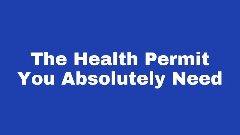 Food Truck Laws in Hawaii (2026): Rules Before You Roll 1 The Health Permit You Absolutely Need