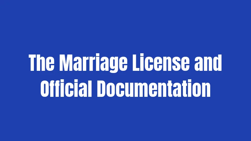 Texas Marriage Laws in 2026: What Actually Matters 3 The Marriage License and Official Documentation