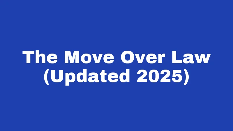 Driving Laws in Kansas (2026): Rules Every Driver Must Know 2 The Move Over Law (Updated 2025)