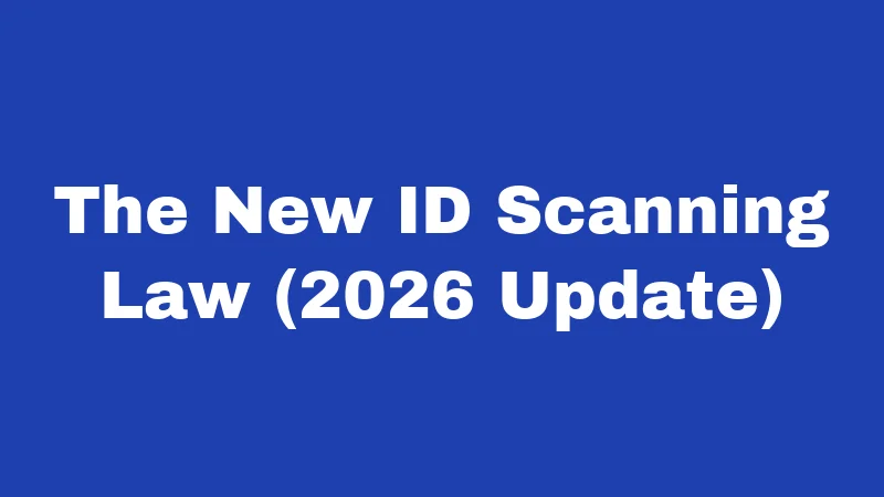 Alcohol Laws in Oregon (2026): Rules Every Resident Should Know 2 The New ID Scanning Law (2026 Update)