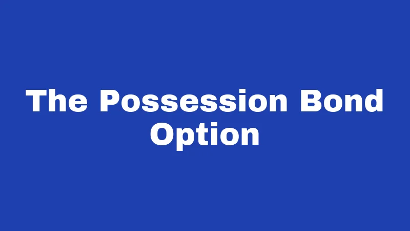 Eviction Laws in Utah (2026): Your Rights Before the Lock Changes 4 The Possession Bond Option