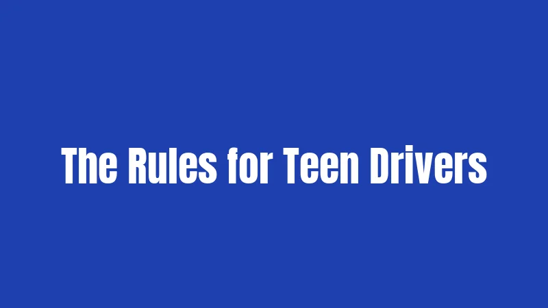 Seatbelt Laws in Tennessee (2026): Buckle Up or Pay Up 2 The Rules for Teen Drivers