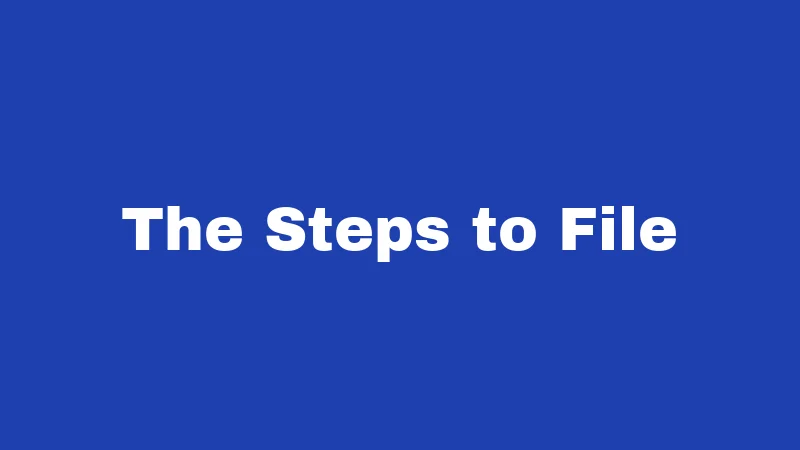 The Steps to File