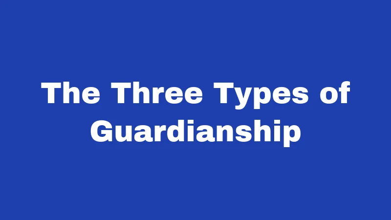 Guardianship Laws in Nevada (2026): Protecting People Who Need Help 1 The Three Types of Guardianship