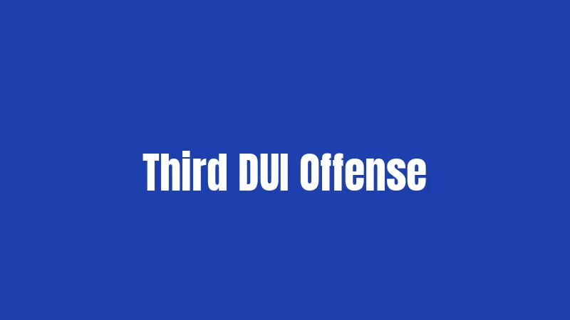 DUI Laws in Georgia (2026): Penalties Hit Hard 3 Third DUI Offense