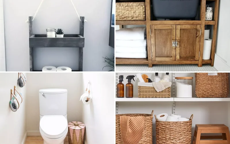 15 Creative Toilet Paper Storage Solutions That’ll Transform Your Bathroom