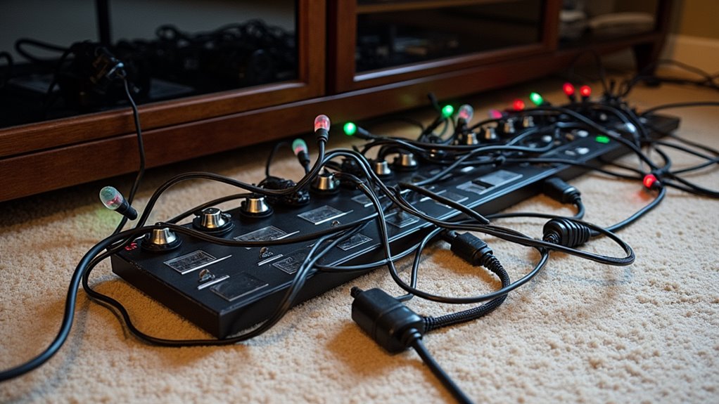 transparent electrical power strips