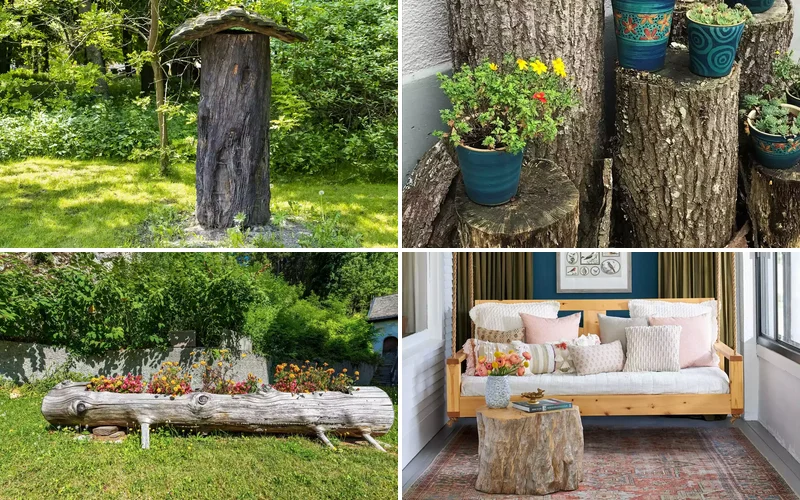tree stump ideas featured