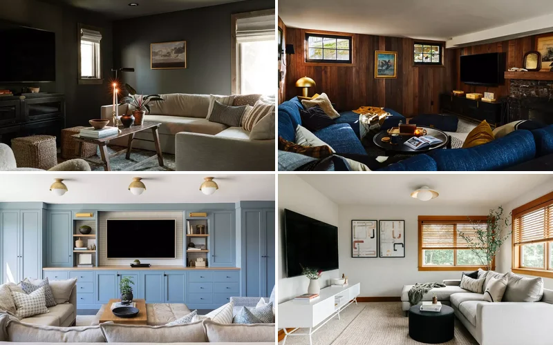 42 Stylish TV Room Ideas That Balance Entertainment and Beautiful Design 1 tv room ideas featured
