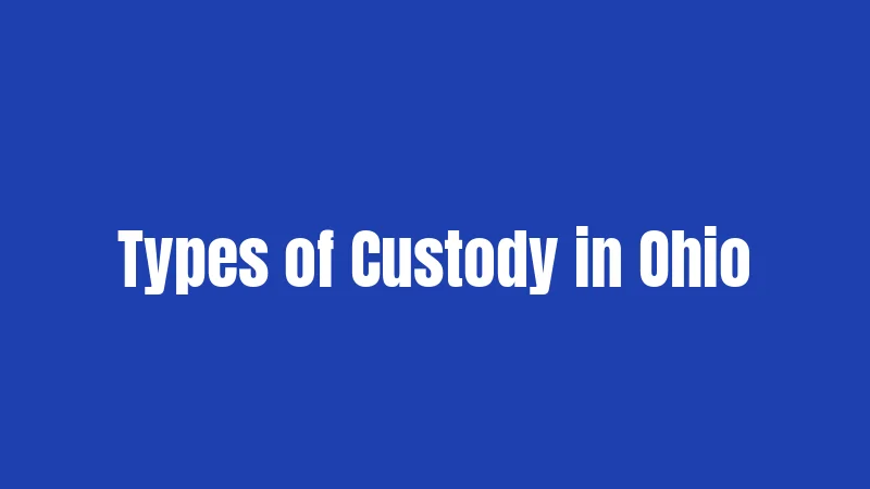 Custody Laws in Ohio (2026): Rules Every Parent Should Know 2 Types of Custody in Ohio