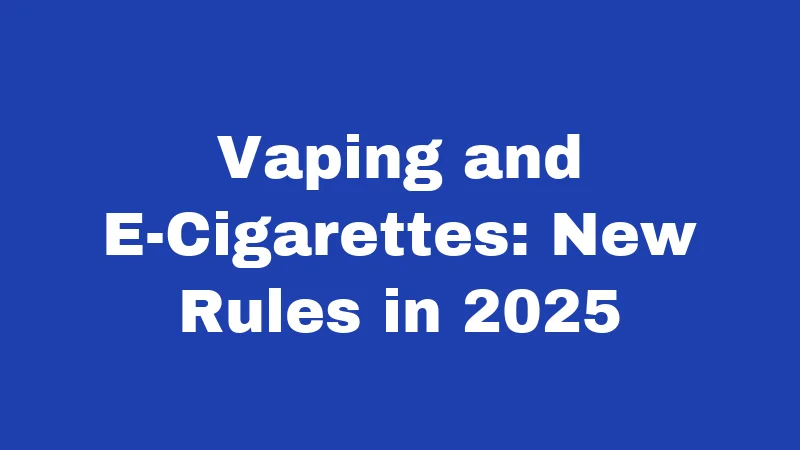 Smoking Laws in Mississippi (2026): Rules, Fines, and Where You Can Light Up 4 Vaping and E-Cigarettes: New Rules in 2025