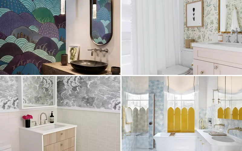 39 Stunning Bathroom Wallpaper Ideas That Will Transform Your Space 1 wallpaper bathroom ideas featured