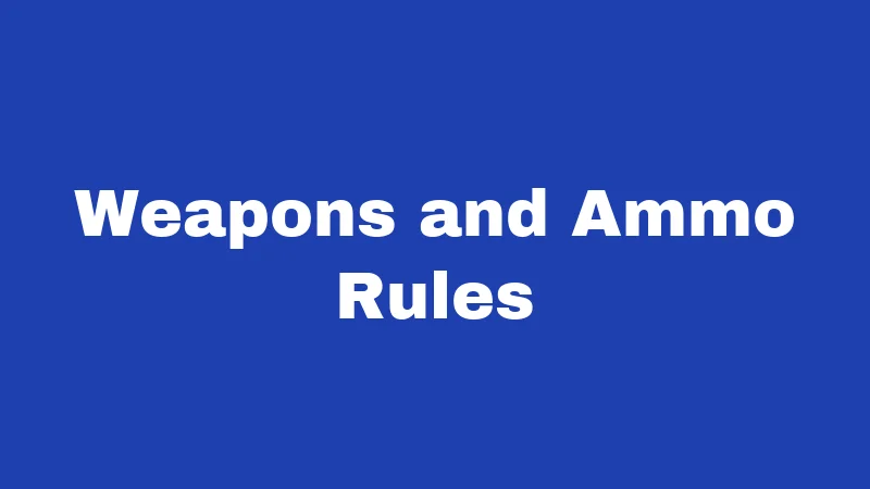Hunting Laws in Oregon (2026): Rules Every Hunter Must Know 3 Weapons and Ammo Rules