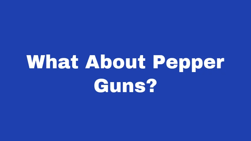 Pepper Spray Laws in Alabama (2026): Your Right to Carry Explained 4 What About Pepper Guns?