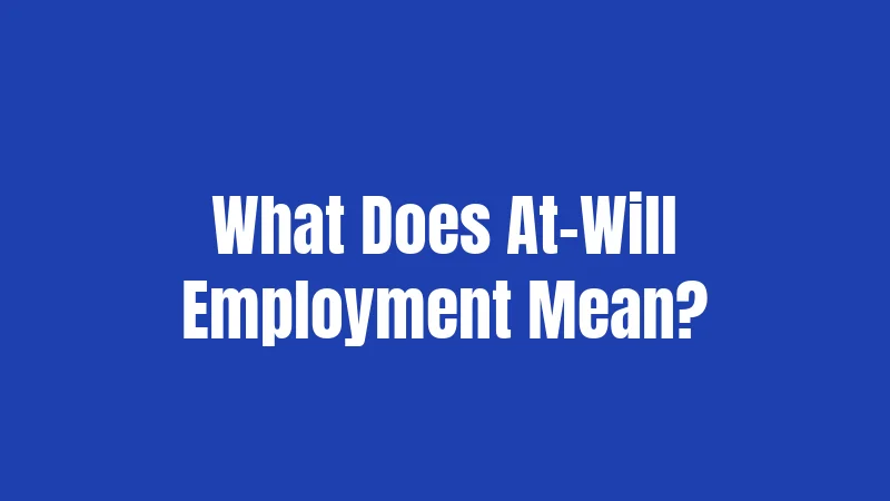 Employment Laws in Ohio (2026): Your Complete Workplace Rights Guide 1 What Does At-Will Employment Mean?