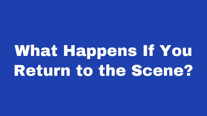 Hit and Run Laws in Oregon (2026): Don't Drive Away 5 What Happens If You Return to the Scene?