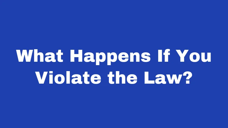 Suppressor Laws in Washington (2026): Straight Talk for Gun Owners 4 What Happens If You Violate the Law?