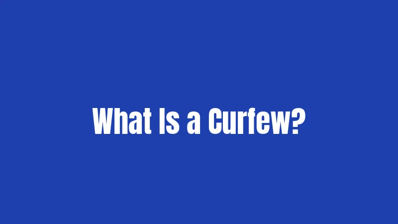 Curfew Laws in New York 2026: What You Need to Know 1 What Is a Curfew?