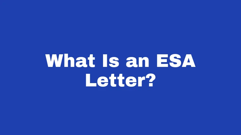 ESA Laws in Alabama (2026): Your Rights Without the Guesswork 2 What Is an ESA Letter?