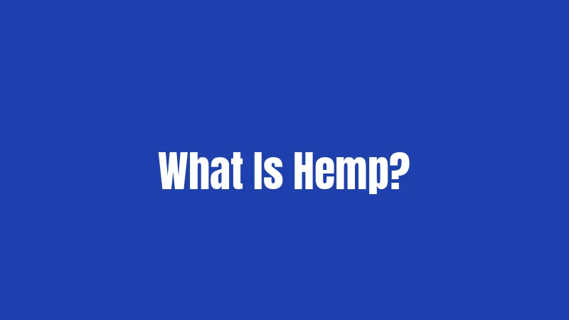 What Is Hemp?