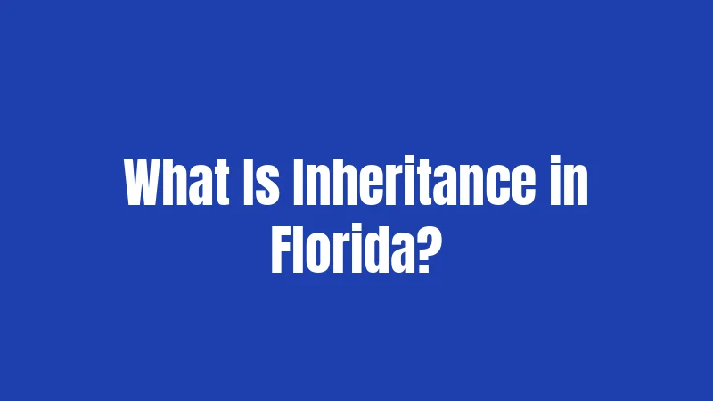 What Is Inheritance in Florida?