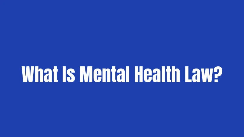 Mental Health Laws in Pennsylvania (2026): Everything About Your Rights and Protections 1 What Is Mental Health Law?